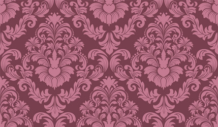 damask seamless pattern element classical vector image