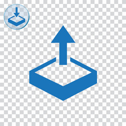 upload icon for web and mobile vector image