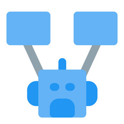 Botnet harmful malware on private computer network vector