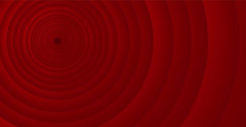 Red circular lines abstract gradient background vector