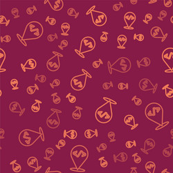 brown line web design and front end development vector image