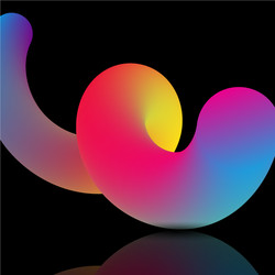Dynamic Fluid Shape vector image