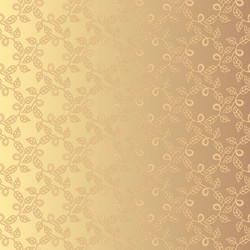 Golden floral net pattern vector