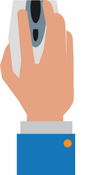 hand using computer mouse cartoon isolated vector image