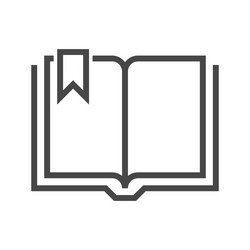 Book line icon Royalty Free Vector Image - VectorStock