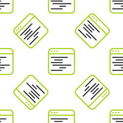 line software web developer programming code icon vector image