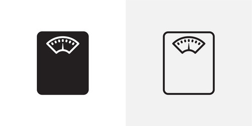 scale icons pack for apps and ui ux desigs vector image