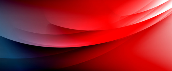 dynamic flowing waves on gradient color background vector image