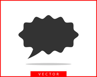 talk bubble speech icon blank empty bubbles vector image