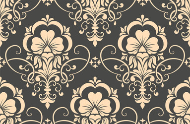 Damask seamless pattern element classical vector