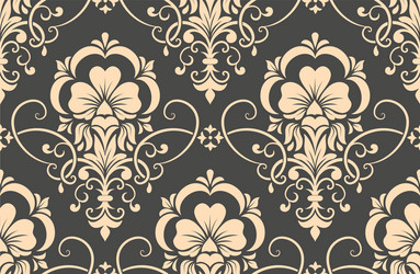 Damask seamless pattern element classical vector