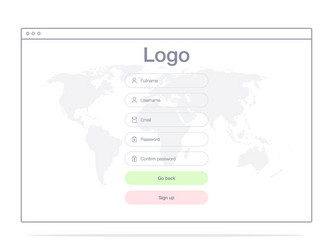 Web Interface Concepts vector image