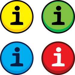 color game asset menu icon button vector image