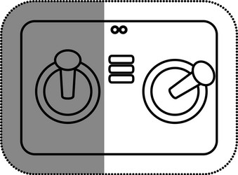 drone remote control isolated icon vector image