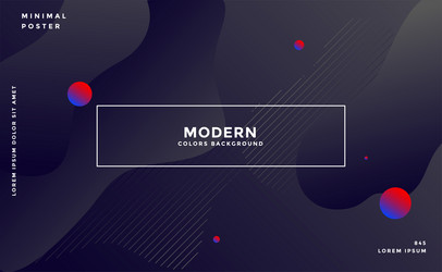 Dynamic dark fluid motion style background vector