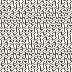 Modern Hexagonal Grid Pattern vector