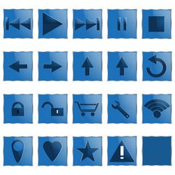 web computer icons vector image