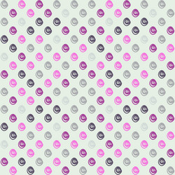 seamless pattern with swirls on white background vector image