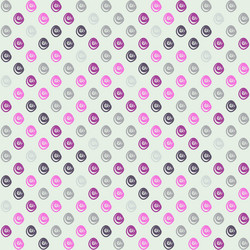 Seamless pattern with swirls on white background vector