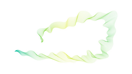 abstract backdrop with wave gradient lines vector image