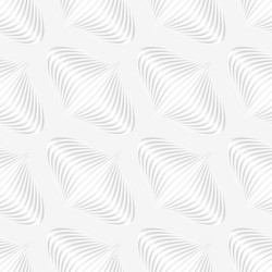 Perforated diagonal onion shape seamless pattern vector