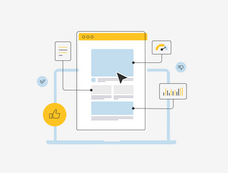 user journey mapping for enhanced ux visualize vector image