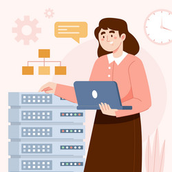 Abstract technology sql vector