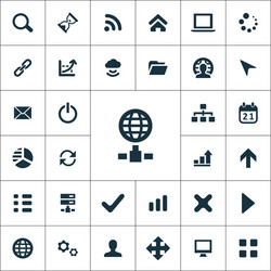 Development soft icons universal set for web vector