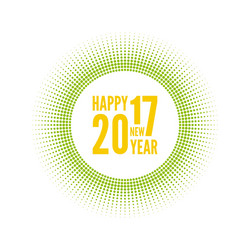 Happy new year 2017 vector