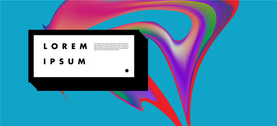 modern colorful landing page abstract fluid vector