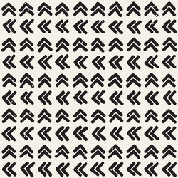 seamless pattern with hand drawn lines abstract vector image
