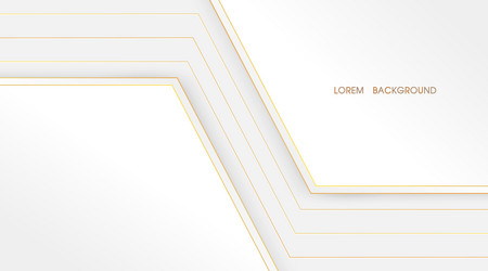 Abstract layer overlaps with golden line vector