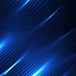 3d illuminated abstract digital wavy background vector image