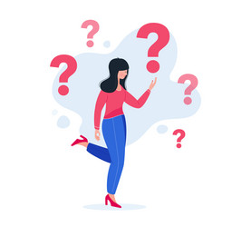 website faq section user help desk customer vector image