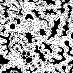 abstract seamless texture colorful endless pattern vector image
