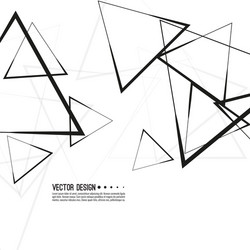 intersecting triangles pattern vector image