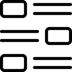 Zigzag format media and text arrangement layout vector