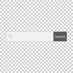Search bar field interface element with vector