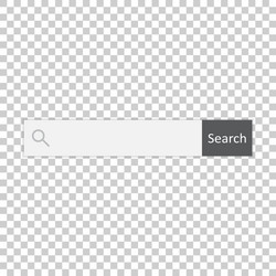 search bar field interface element with vector