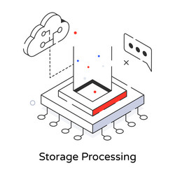 Storage processing vector