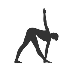 Women doing cow yoga pose bitilasana Royalty Free Vector