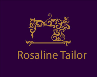 Sewing boutique logo vector