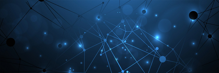 template for science and technology presentation vector image