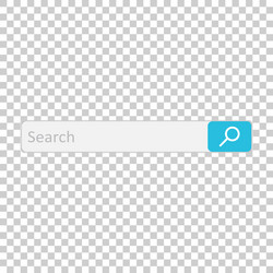 search bar field interface element with vector image