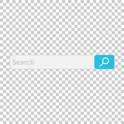 search bar field interface element with vector