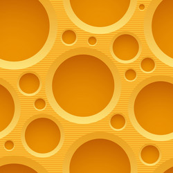 Yellow seamless plastic background with holes vector