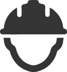 construction worker icon vector