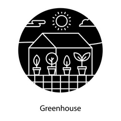 Greenhouse Royalty Free Vector Image - VectorStock