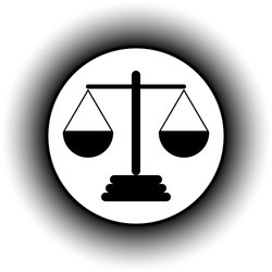 scale button vector image