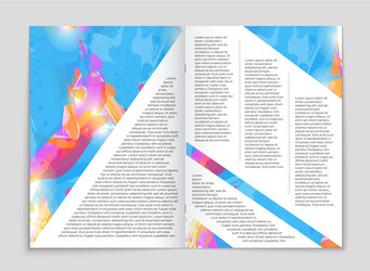 abstract layout background set for art vector image